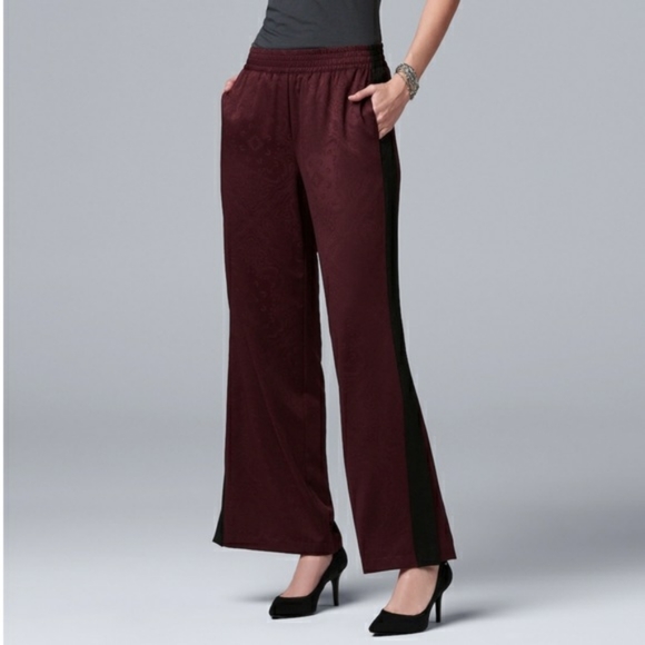 NWT Bandana Print Wide Leg Pants - Picture 2 of 8